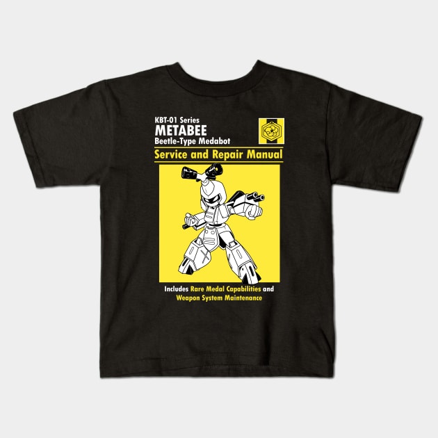 Metabee Manual Kids T-Shirt by OtakuTeez